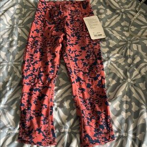 Lululemon Athletica Pink and Blue All You Do Crop